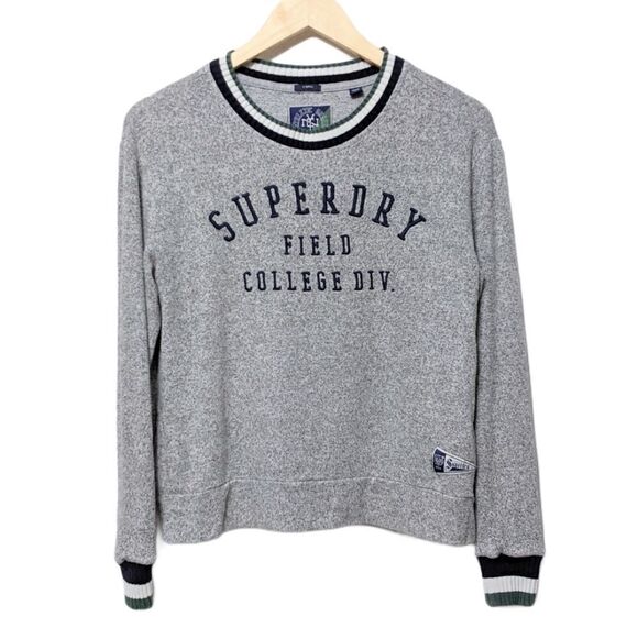 SUPERDRY Lightweight Collegiate Oversized Top XS - Picture 1 of 8